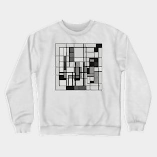 Geometric Grey Crewneck Sweatshirt